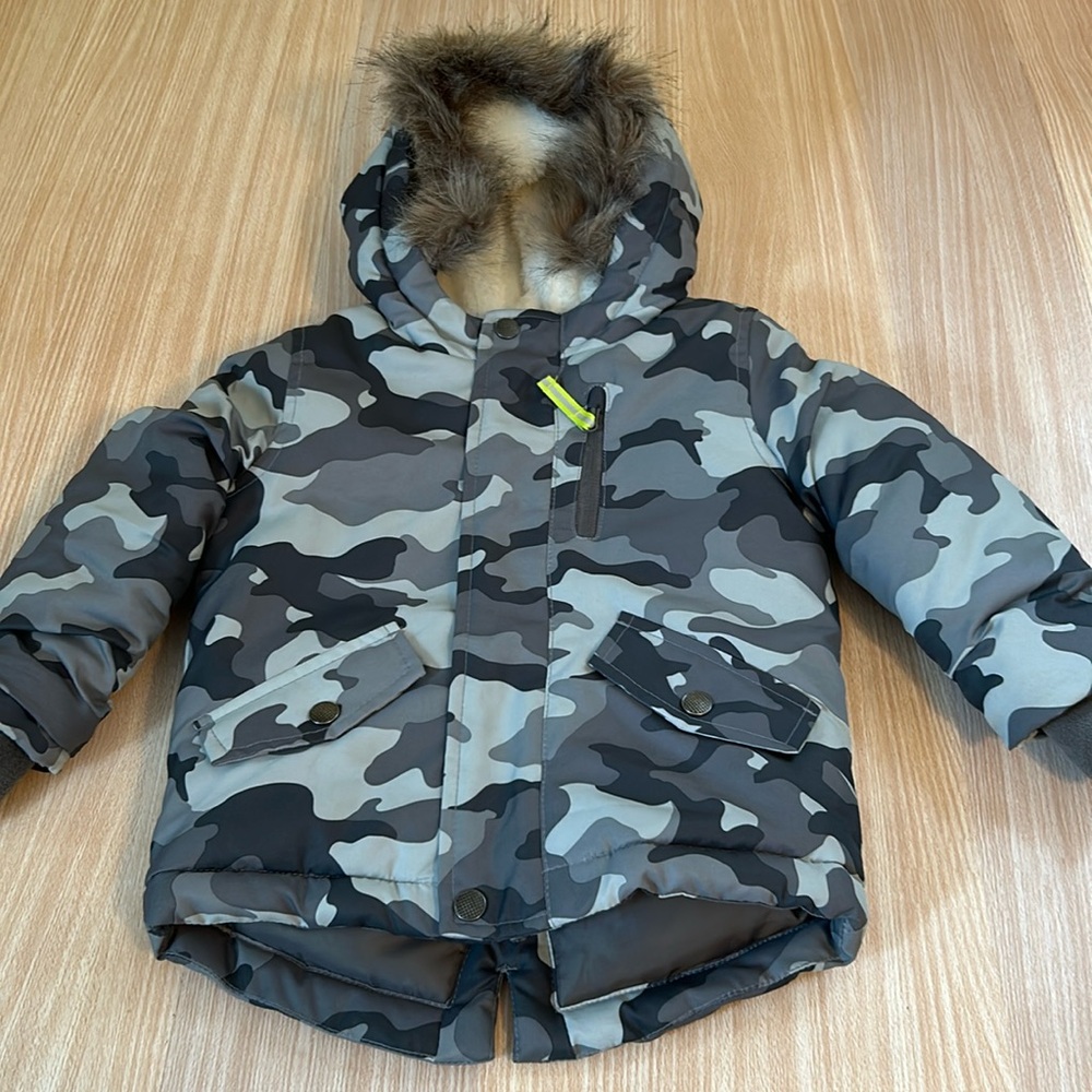 Cat & Jack camo puffer coat.